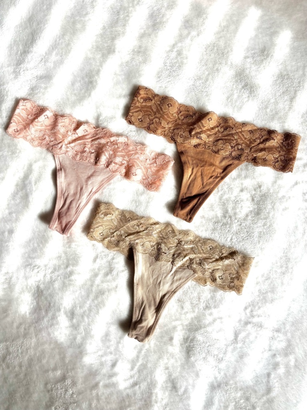 ✨ 3-pc Pact lace underwear set XXS